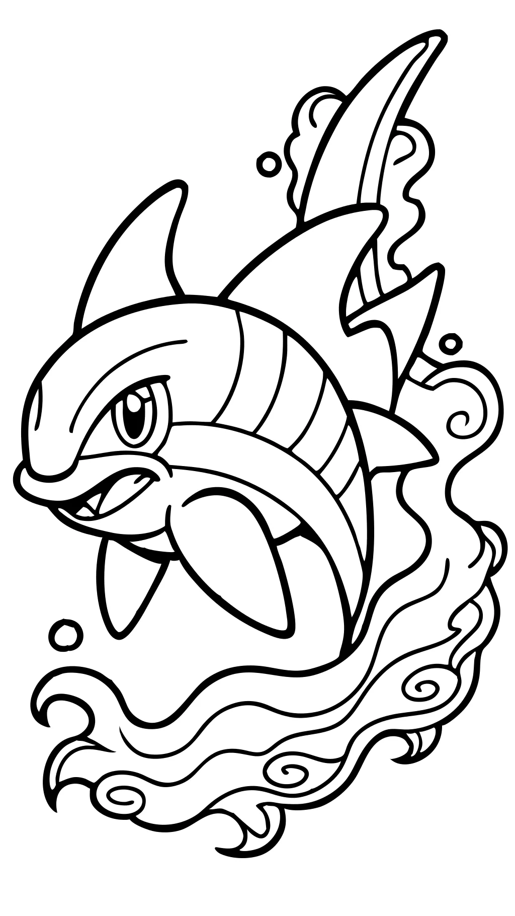 kyogre coloring page